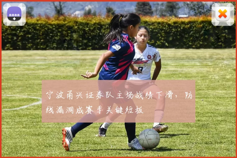 宁波甬兴证券队主场战绩下滑，防线漏洞成赛季关键短板