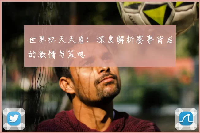 世界杯天天看:深度解析赛事背后的激情与策略